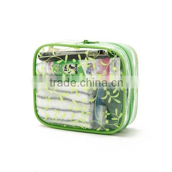 High quality pvc cosmetic bag/polyester cosmetic bag