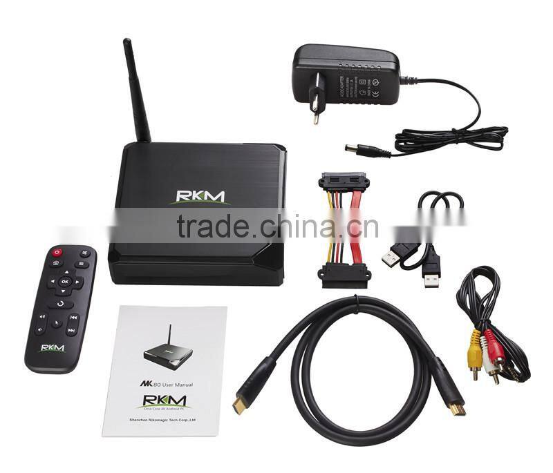 Octa core android4.4 box Allwinner A80 2G/4G RAM,16G/32G ROM,dual band 80211n,ac WIFI,optical,USB3.0