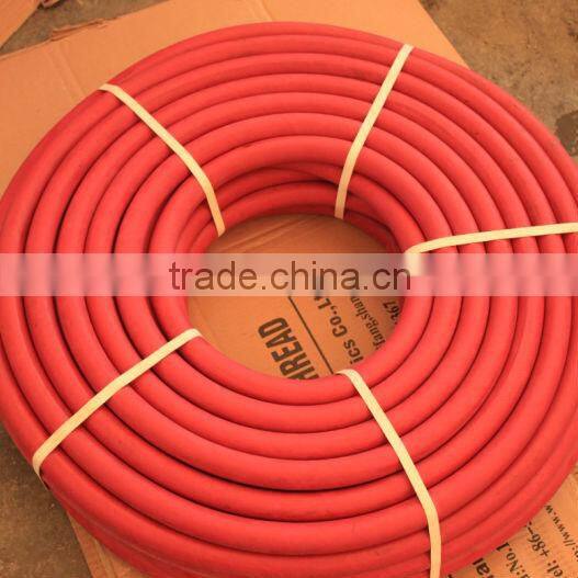 Flexible braided rubber oil hose