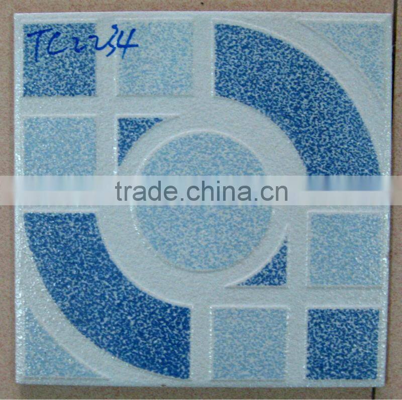 150x150mm cheap blue Glossy bathroom wall tiles