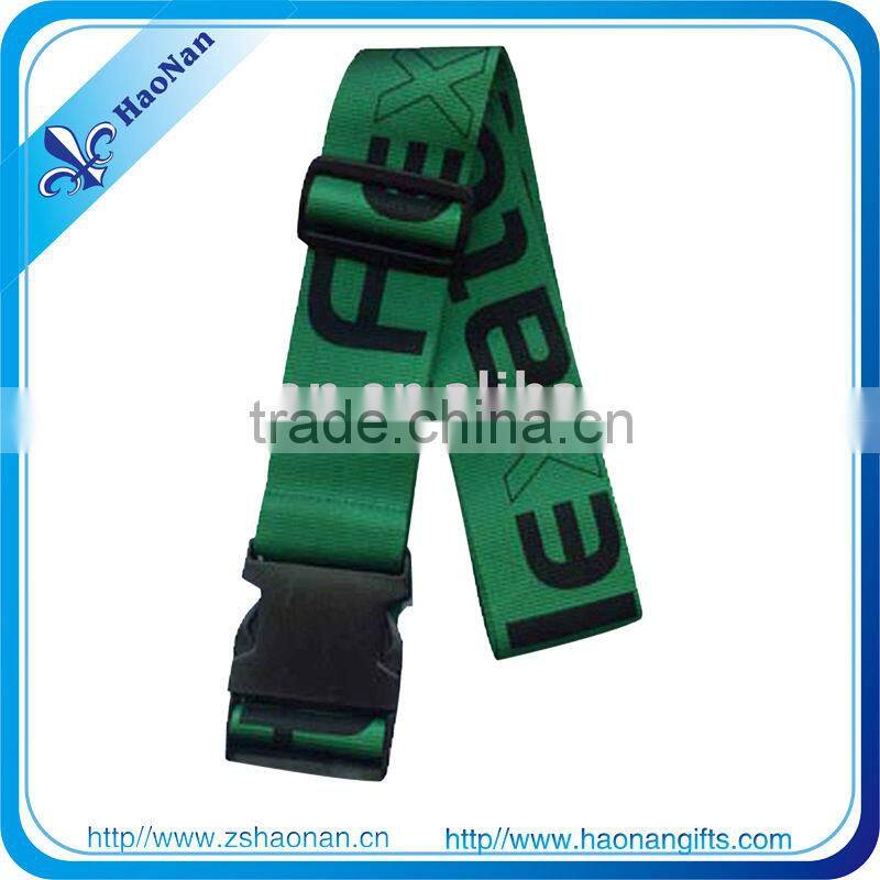Monogrammed and multicolor luggage strap with your logo