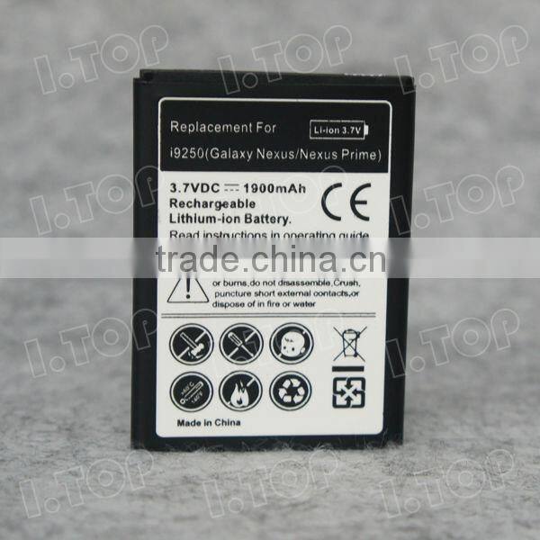 1900mAh Replacement Battery for Galaxy Nexus /prime 4G LTE /i9250