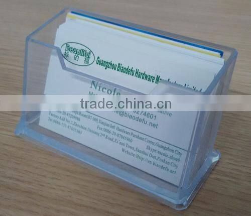 Customized Acrylic Cardcase Clear Plastic Card Holder