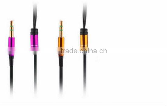 High quality long wire computer metal earphone headphones without mic for girls