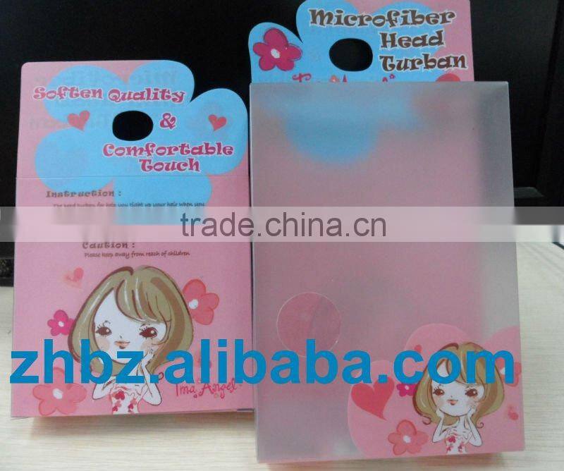 gold stamping pvc packaging box