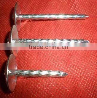 thickness 3.8mm galvanized yellow screw nails