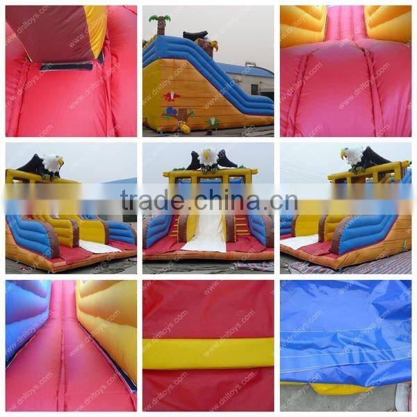 Water slide for family swimming pool