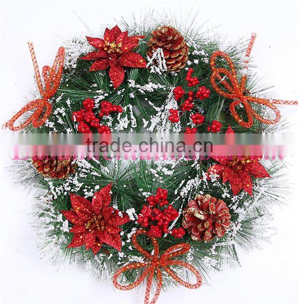 Christmas artificial cane decoration christmas wreaths cheap