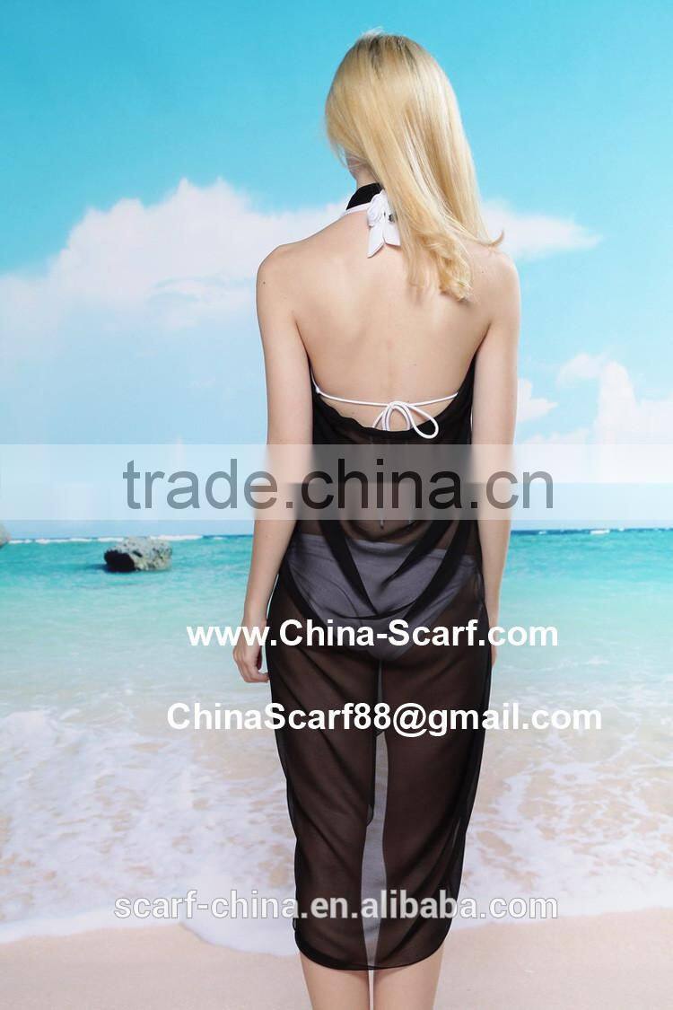 Sexy beautiful beach scarf