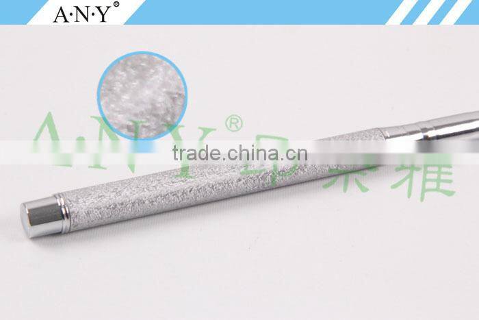 ANY Nail Art Beauty Care Metal Handle Flat Head Nail Brush UV Gel Nails