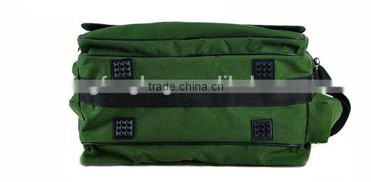 Green Oxford Customized Logo Courier Bag with multifunctional pocket mailing bags TSB002
