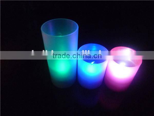 button cell battery powered led light candle