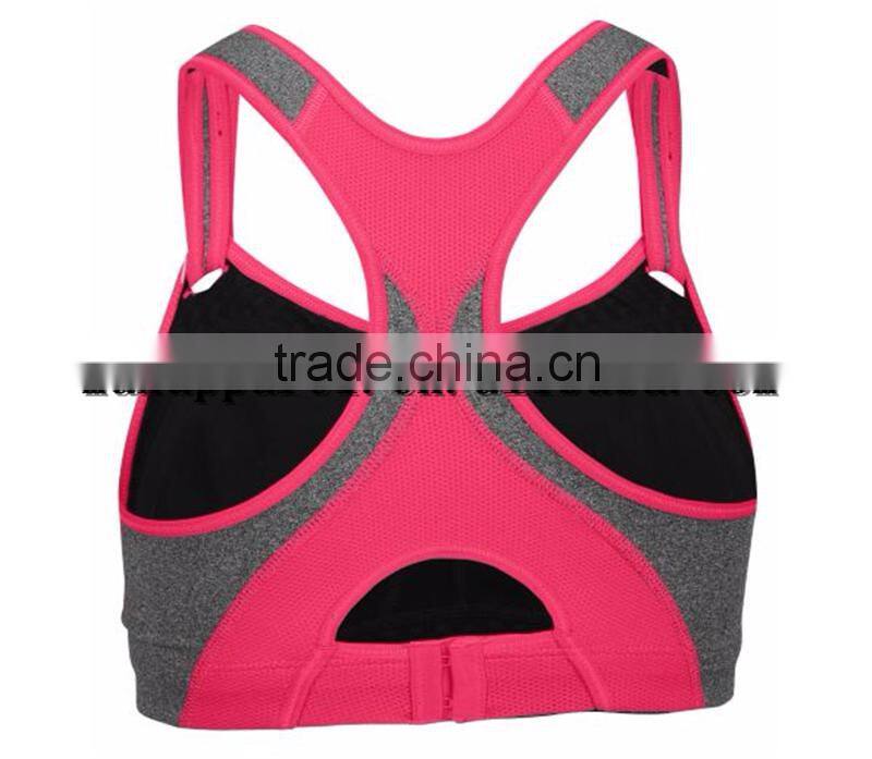 Wholesale OEM Fashion Yoga-inspired Bra With Supportive Straps Sport Bra