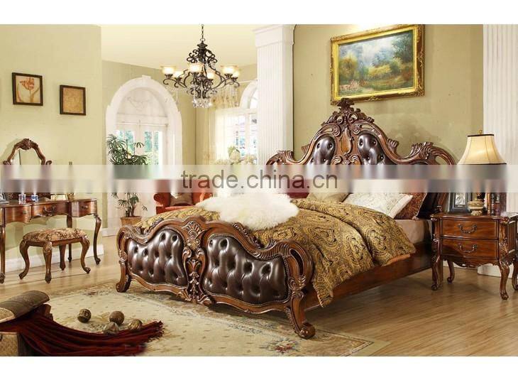 A08 antique soild wood bedroom furniture prices in pakistan