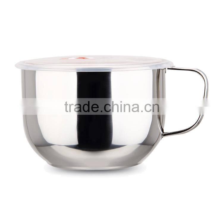 Delicate and thermal stainless steel noodles cup
