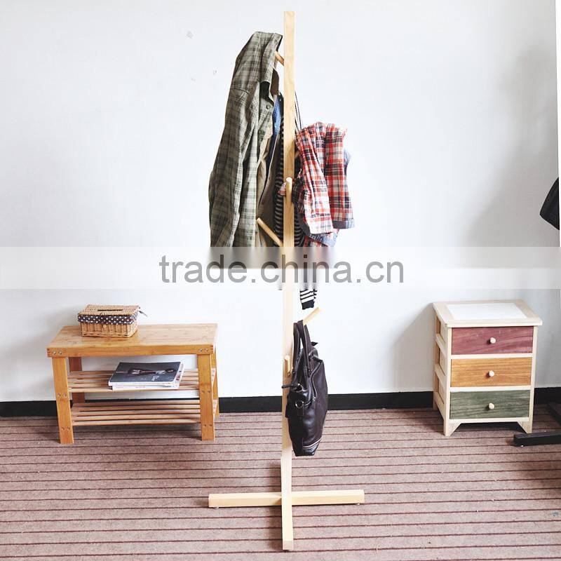 detachable living room used wood coat tree