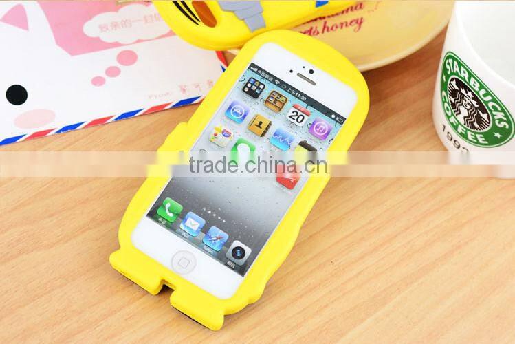 Hot selling soft silicon 3D cartoon case for samsung s5 case