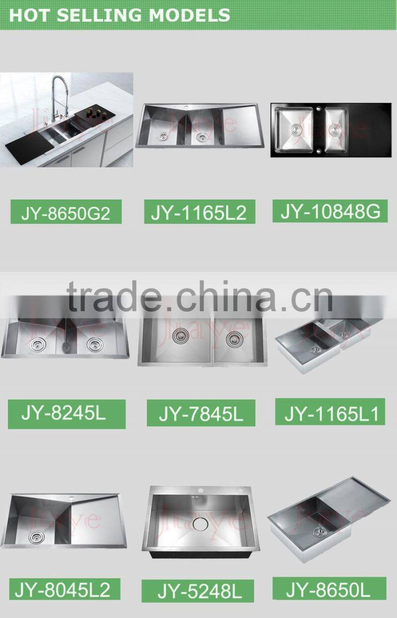 Long lifetime single bowl sink, one bowl and one draining board , reversal sink