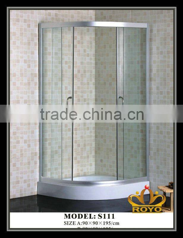 cheap shower enclosure with sliding door S111