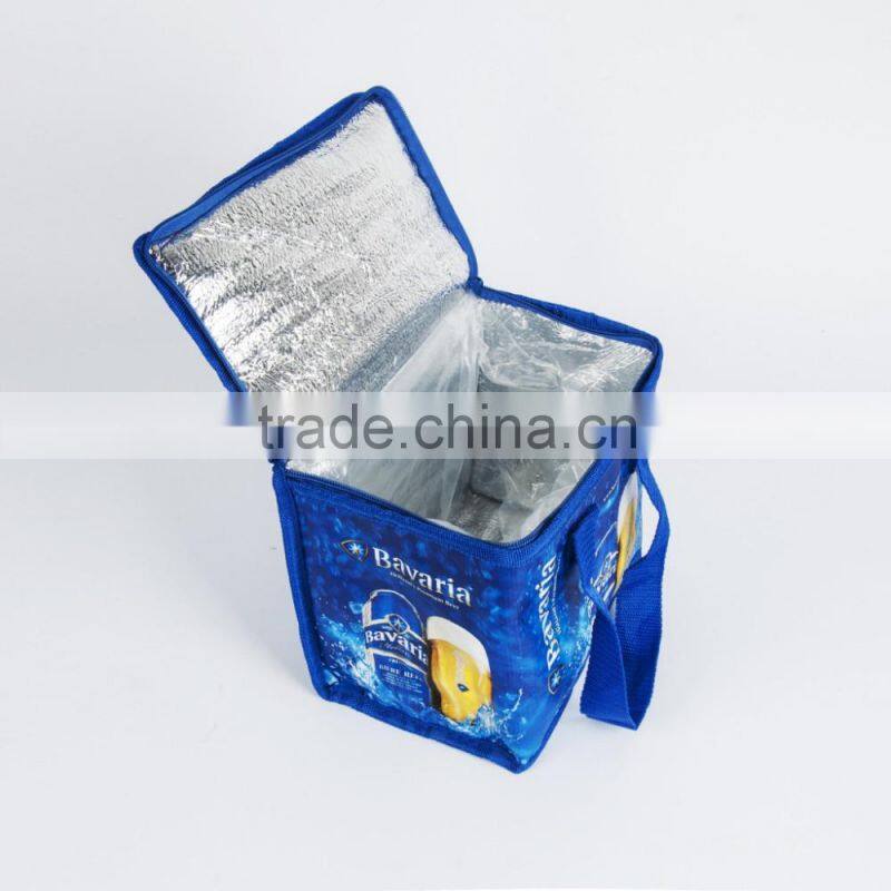 Leakage-proof PVC Lining Portable Beer Cooler Bag