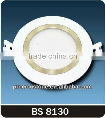 9W aluminum led recessed round lighting