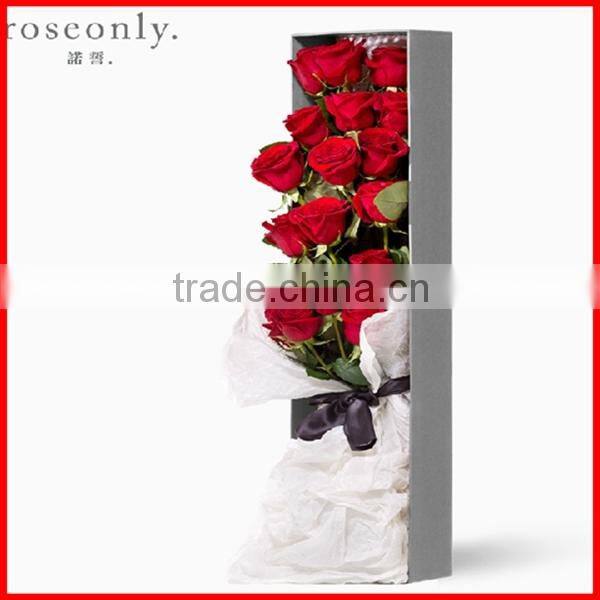 wholesale clear fancy flower box,customized flower packaging box with a reasonable price