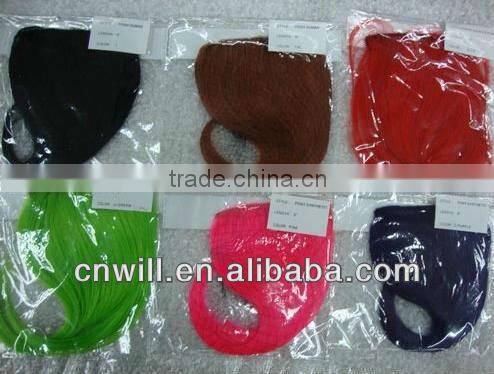 Hot Sale Silky Straight High Temperature Hair Bangs Hair Extension Hair Bangs Clip In Hair Extension Hair Accessories