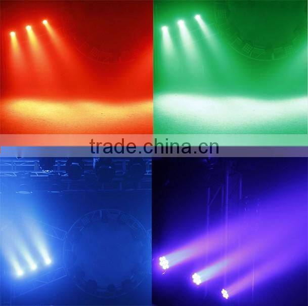 Best selling stage lighting rgbw 4in1 7pcs 10W led moving head wash light