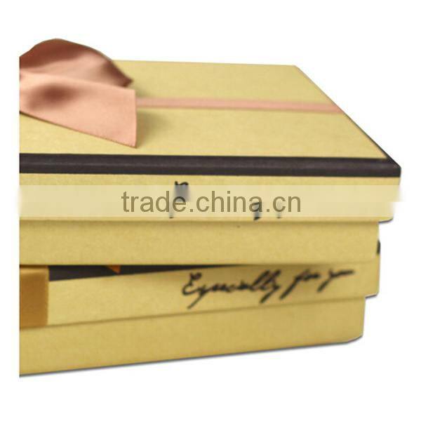 Brown Paper Wallet Scarf Paper Gift Box