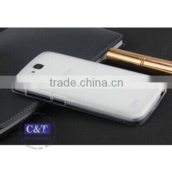 C&T 2015 the new unique flexible gel rubber tpu case for huawei honor holly