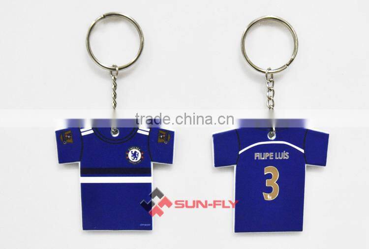sublimation T-shirt Shape Keychain,printable polymer keychain,customed keychain gift
