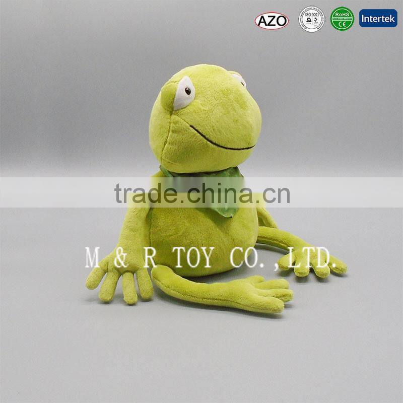 New Design OEM Cute Green Forg Soft Toy in cheap Sale