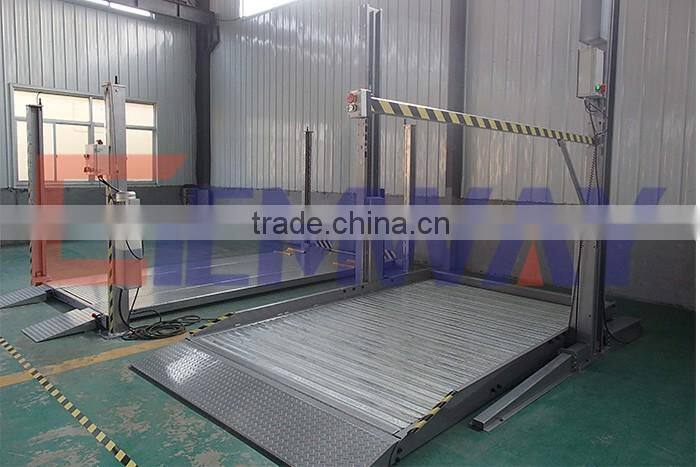 CE certification hydraulic electric two post car parking lift for sale
