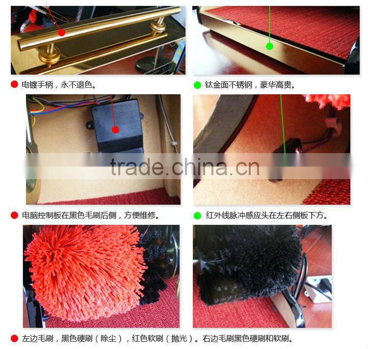 Mini Type Titanium Protable Small Velvet Shoe Shining Machine - ZY04