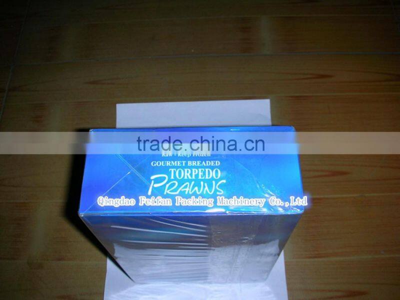 Cosmetics Box Cellophane Packing Machine