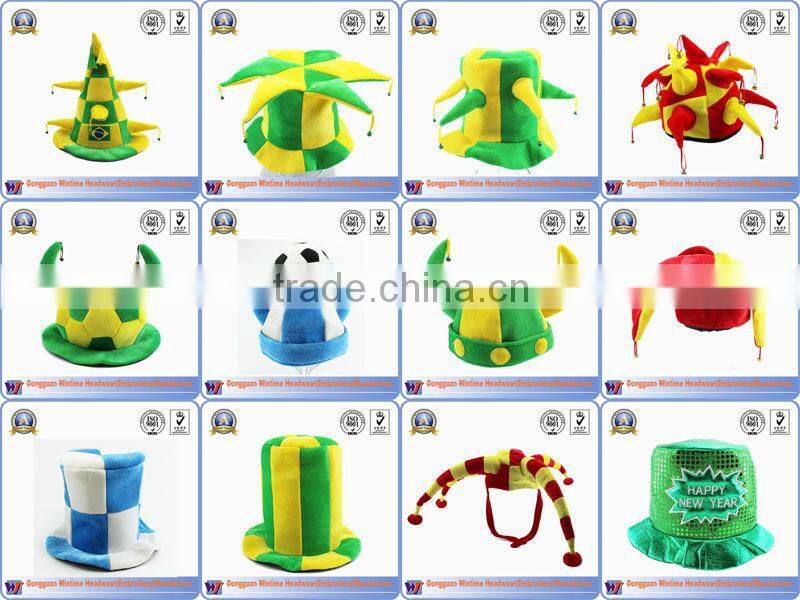 Yellow Green Top Funny Carnival Hats for Kids