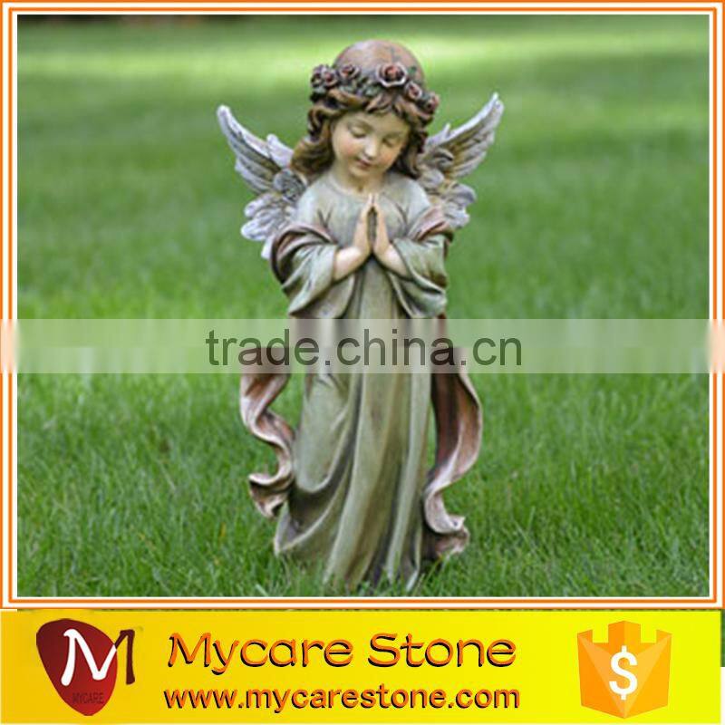 Pretty Praying little angel Stone statues, angel stone sculpture