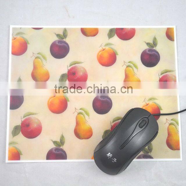 Promotion rubber fabric mouse pad , soft rubber microfiber mouse mat rubber desk mat