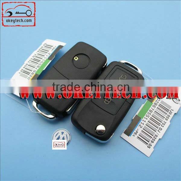 OkeyTech VW 2 buttons remote key shell for vw key cover vw key case for vw