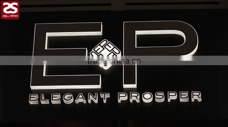 Factory Direct Sale Top Quality 3d led sign acrylic mini letter indoor led store logo