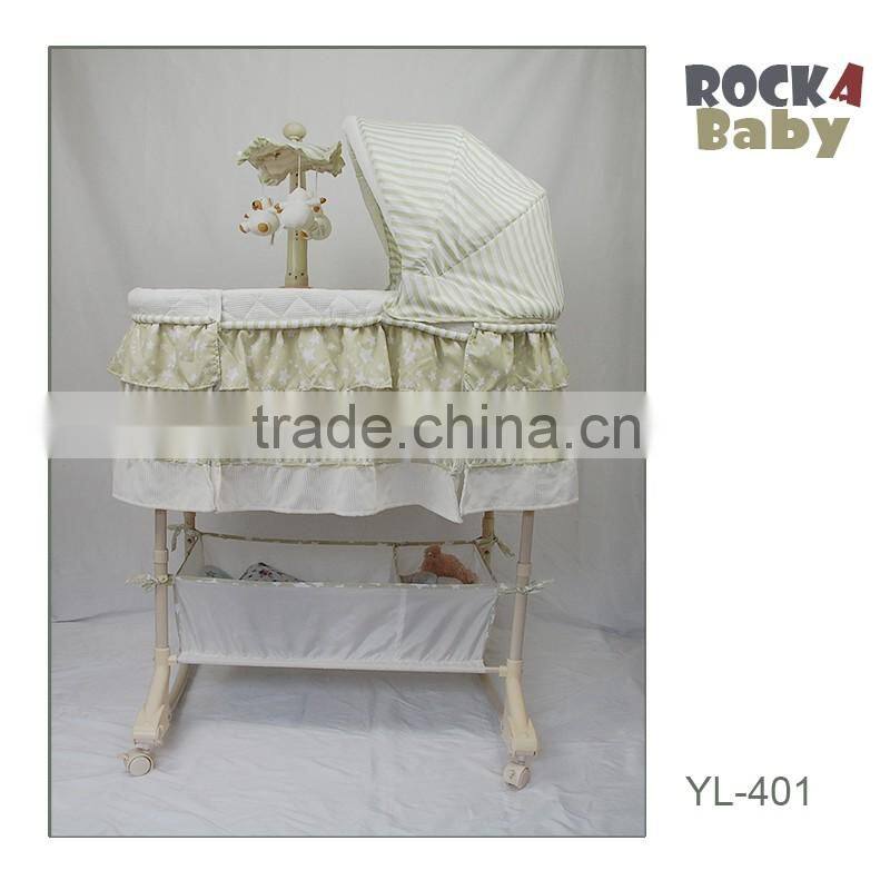 2016 high quality breathable baby crib, fabric baby crib bedding set