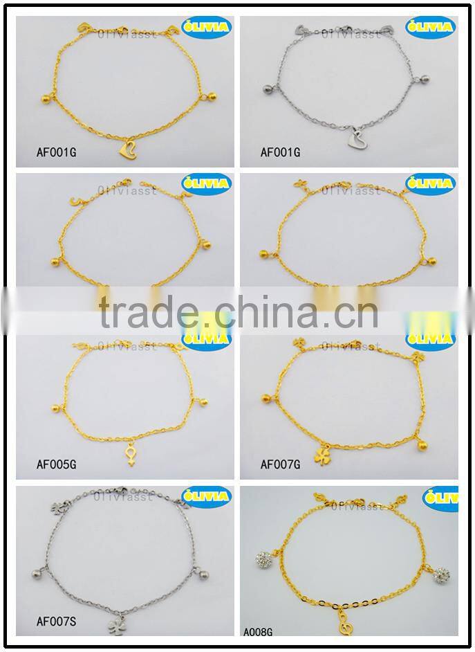 Olivia Jewelry Women Stainless Steel Women Anklet , Foot Chain Anklet