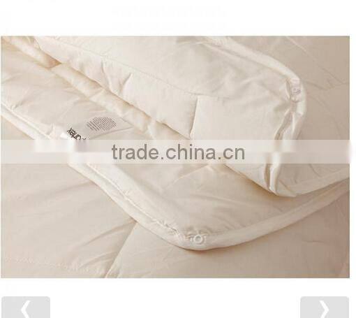 Luxury Wool Quilt Full Size Quilt Bedding Set White King Size Duvet Filling Sheep Wool