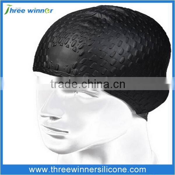 Bathroom products silicone swimming caps and hats