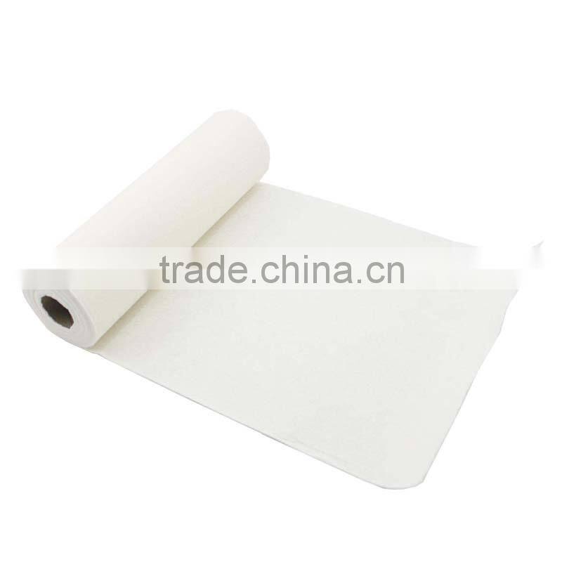 White plain nonwoven bamboo nonwoven fabric