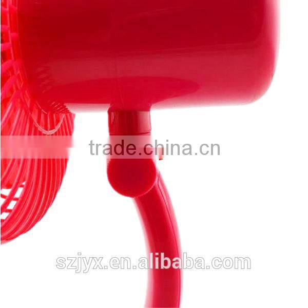 Jyicoo USB & Battery Power Souring Voice Activated Oscillating Fan Mini USB Portable Fan