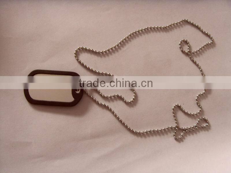 Blank military dog tags