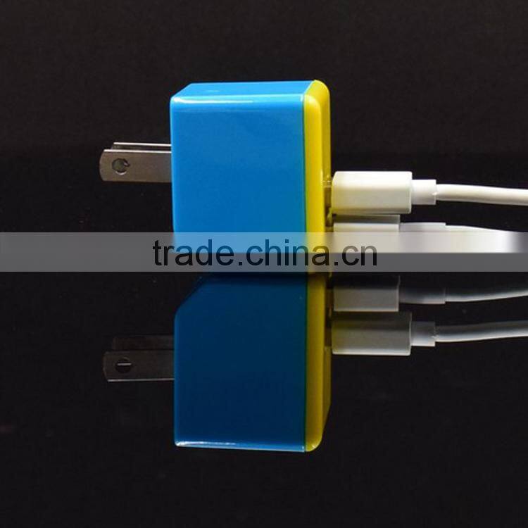 High efficient conversion 2.1A portable 4 port universal usb fast charger