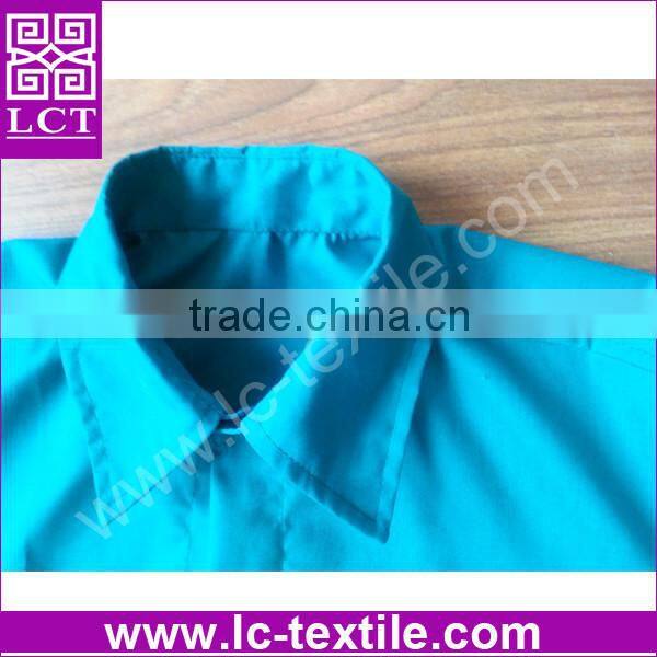 supply election campaign 65%poyester/35%cotton TC fabric long sleeve uniform shirt features customized logo embroidery(LCTN1534)