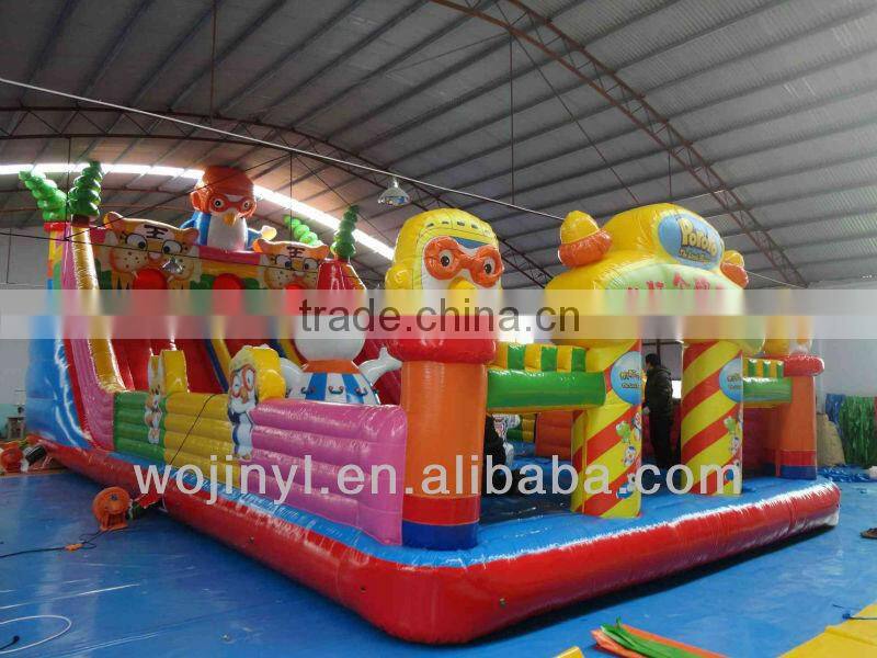 2016 bouncy castles inflatables china/inflatable bouncy castle with water slide